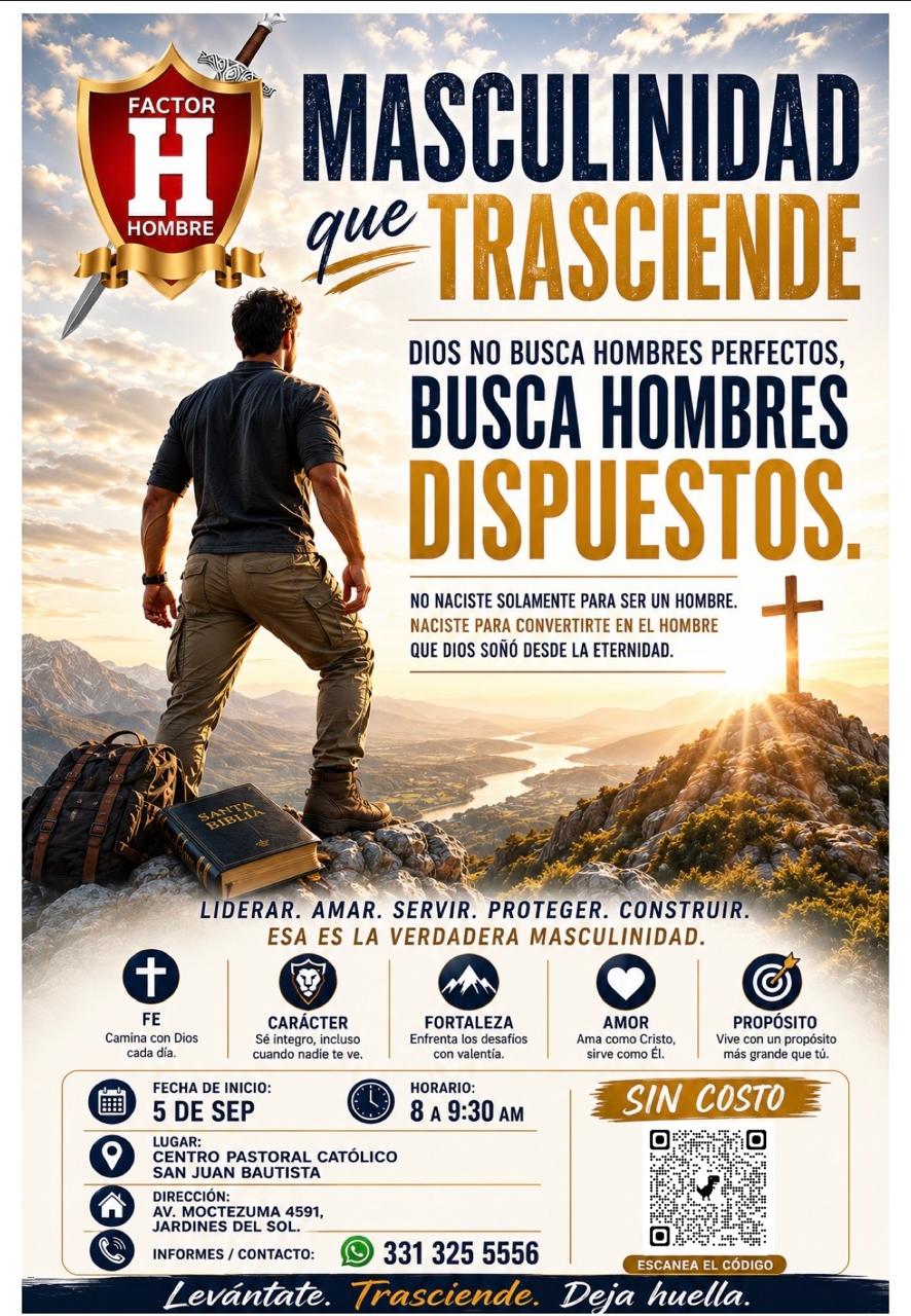Flyer Masculinidad que trasciende